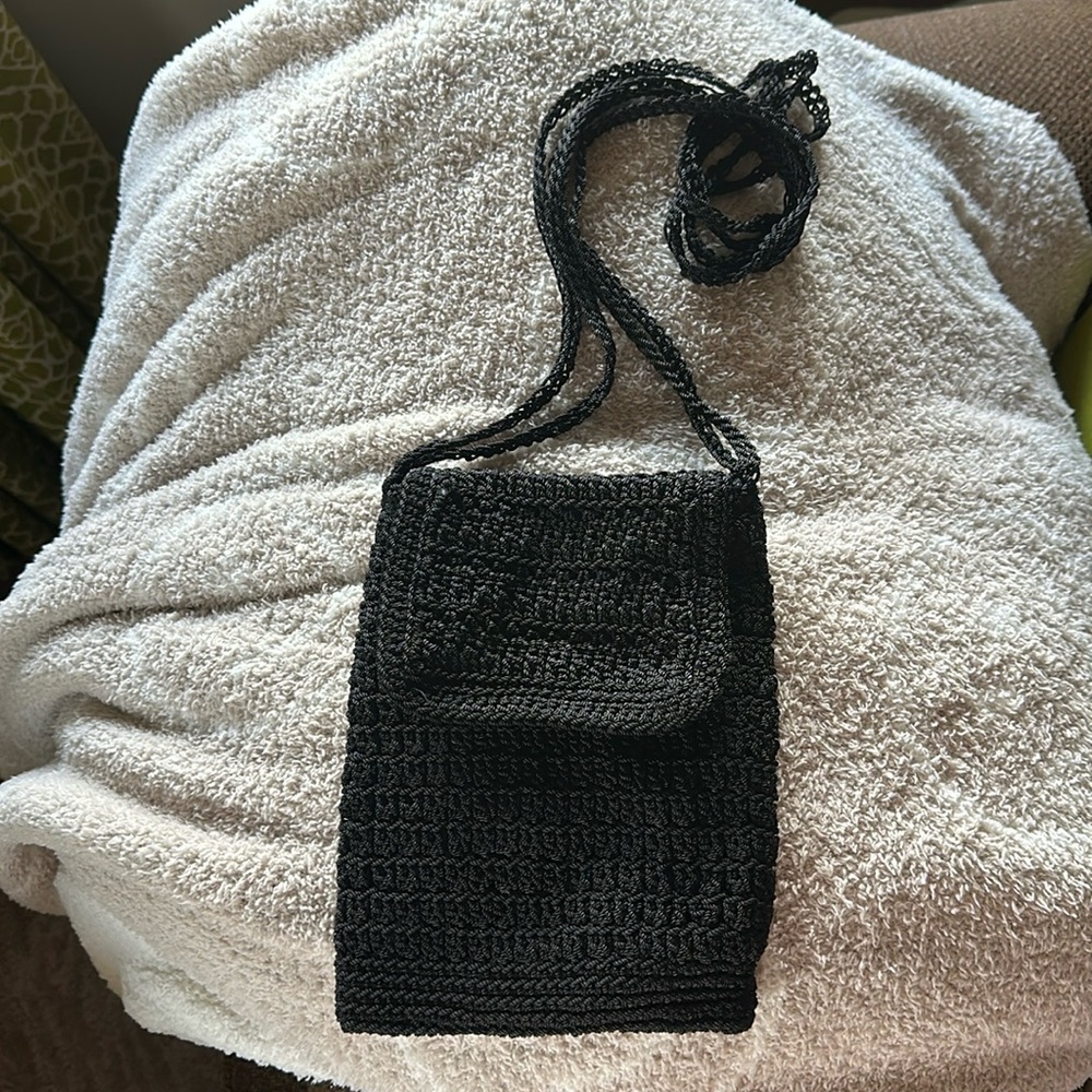Gap Black Crochet Bag